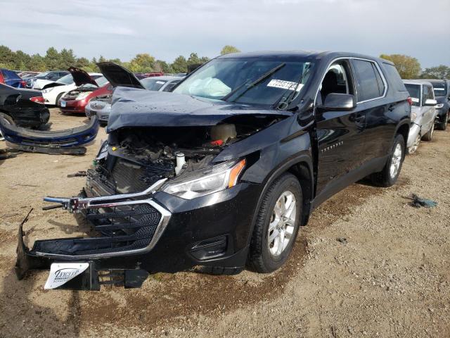 1GNEVFKW5LJ164801 - 2020 CHEVROLET TRAVERSE LS BLACK photo 1