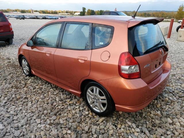 JHMGD38687S043804 - 2007 HONDA FIT S 橙色 照片 2