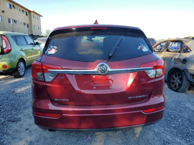 LRBFXBSA3JD056501 - 2018 BUICK ENVISION PREFERRED BURGUNDY photo 6