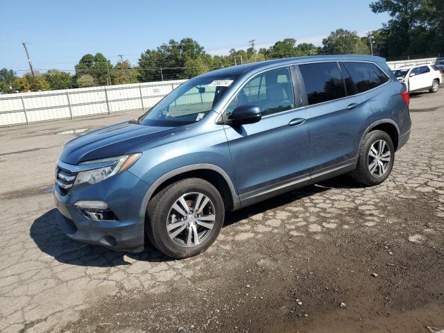 5FNYF5H37HB023768 - 2017 HONDA PILOT EX BLUE photo 1