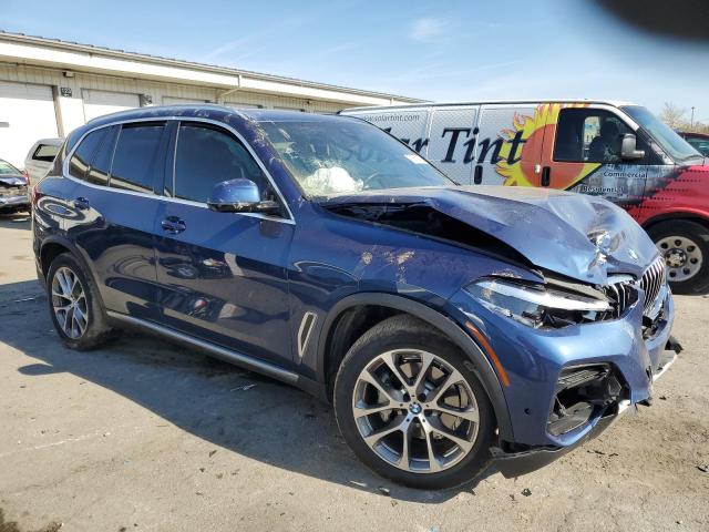 5UXCR6C02N9K78854 - 2022 BMW X5 XDRIVE40I BLUE photo 4