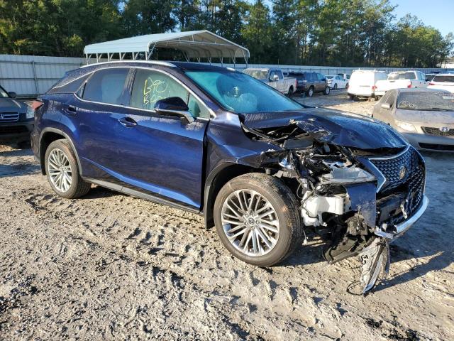 2T2JZMDA7MC302736 - 2021 LEXUS RX 350 BLUE photo 4