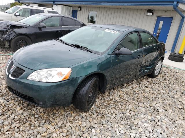 1G2ZF58B074138315 - 2007 PONTIAC G6 VALUE LEADER GREEN photo 1