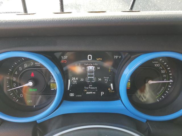 1C4JJXP6XNW198983 - 2022 JEEP WRANGLER U SAHARA 4XE GRAY photo 9