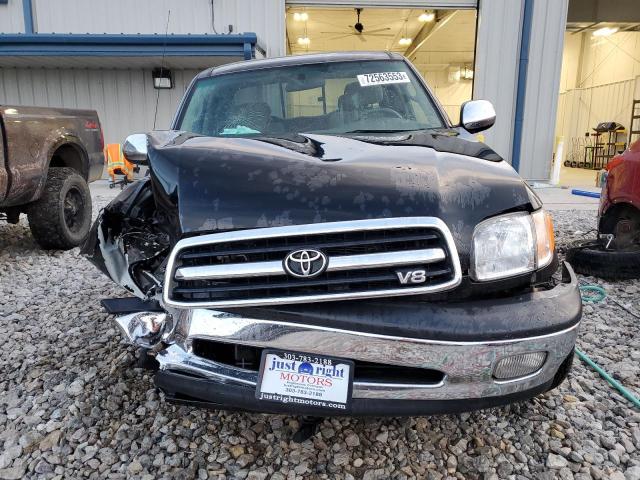 5TBRT3419YS025449 - 2000 TOYOTA TUNDRA ACCESS CAB შავი ფოტო 5