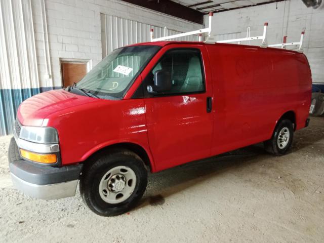 1GCWGFCFXF1280179 - 2015 CHEVROLET EXPRESS G2 RED photo 1