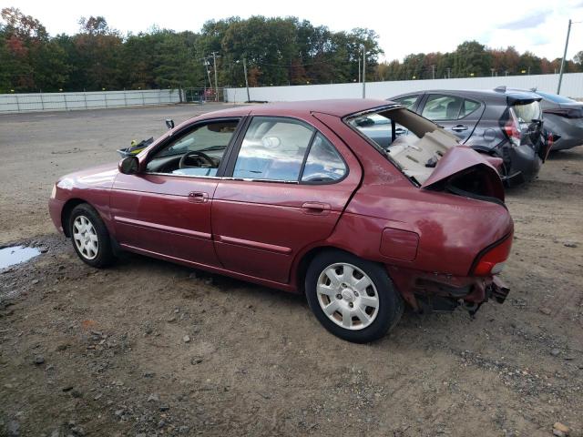 3N1CB51D21L441383 - 2001 NISSAN SENTRA XE RED photo 2