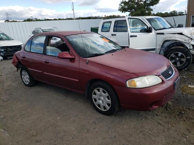 3N1CB51D21L441383 - 2001 NISSAN SENTRA XE RED photo 4