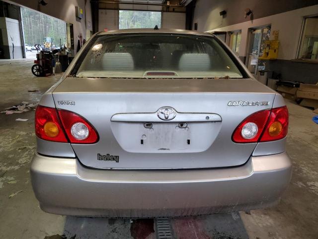 1NXBR32E33Z174694 - 2003 TOYOTA COROLLA CE SILVER photo 6