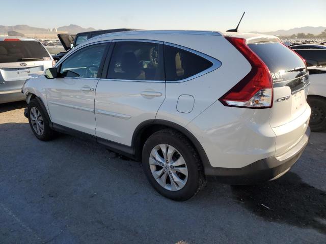 5J6RM4H75DL000496 - 2013 HONDA CR-V EXL WHITE photo 2