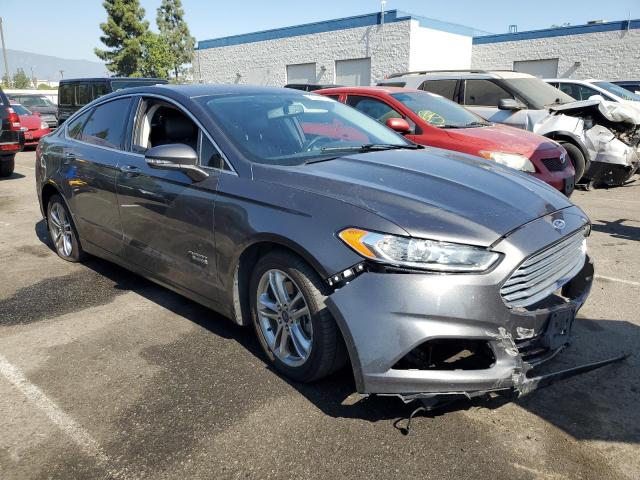 3FA6P0SU0GR187116 - 2016 FORD FUSION TITANIUM PHEV CHARCOAL photo 4