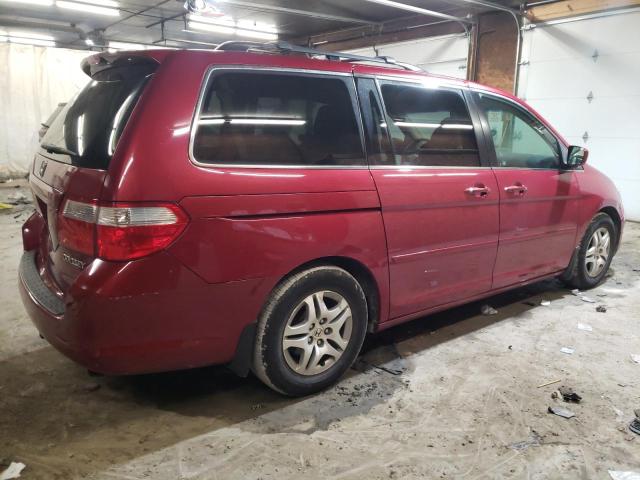 5FNRL384X5B415083 - 2005 HONDA ODYSSEY EX BURGUNDY photo 3