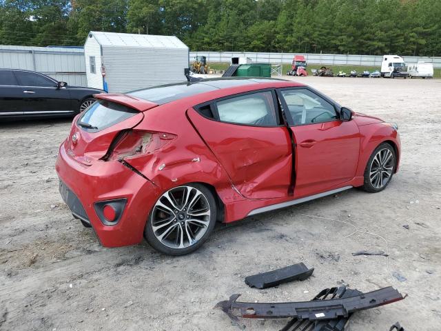 KMHTC6AE1GU274405 - 2016 HYUNDAI VELOSTER TURBO RED photo 3