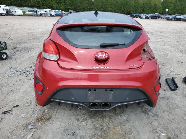 KMHTC6AE1GU274405 - 2016 HYUNDAI VELOSTER TURBO RED photo 6