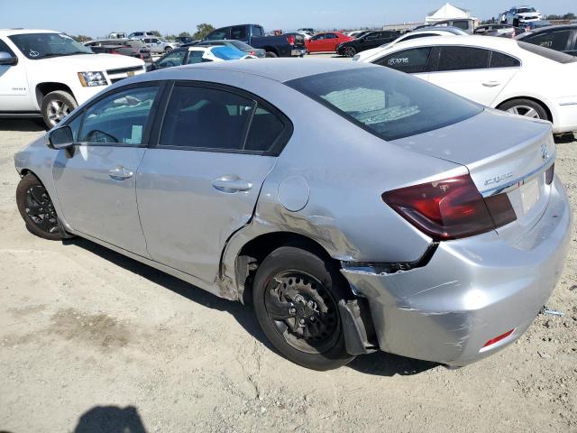 19XFB2F57EE066191 - 2014 HONDA CIVIC LX SILVER photo 2