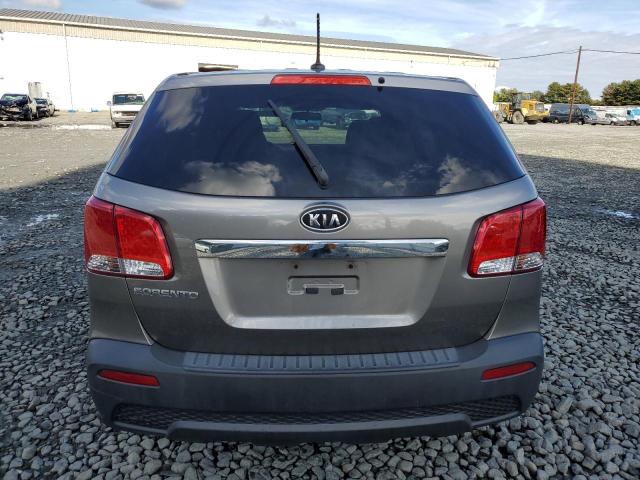 5XYKT3A19DG406528 - 2013 KIA SORENTO LX SILVER photo 6