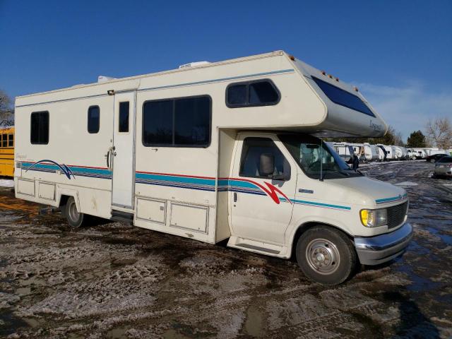 1995 FORD ECONOLINE E350 CUTAWAY VAN, 