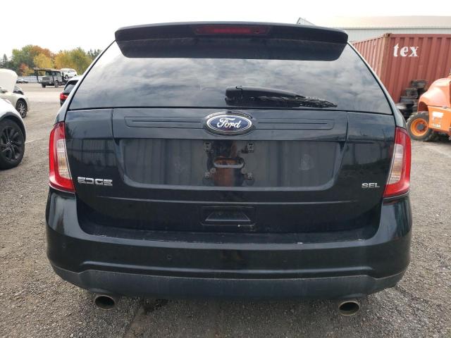 2FMDK3JCXBBB56016 - 2011 FORD EDGE SEL BLACK photo 6