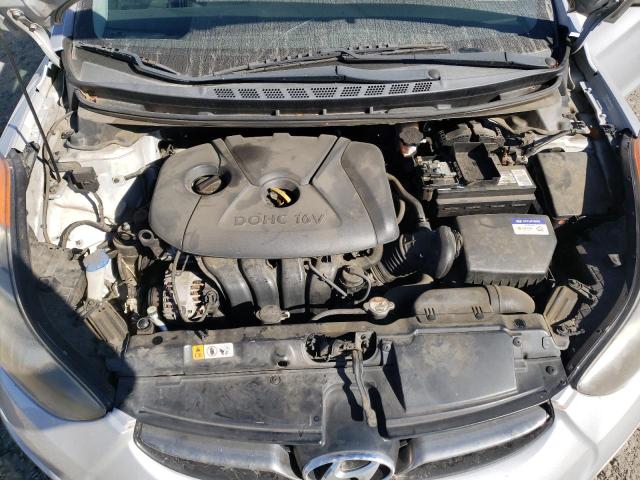 KMHDH4AEXDU657782 - 2013 HYUNDAI ELANTRA GLS SILVER photo 11