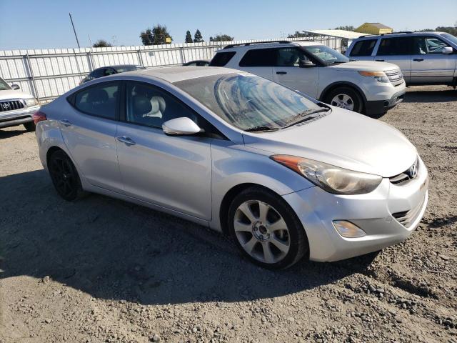 KMHDH4AEXDU657782 - 2013 HYUNDAI ELANTRA GLS SILVER photo 4