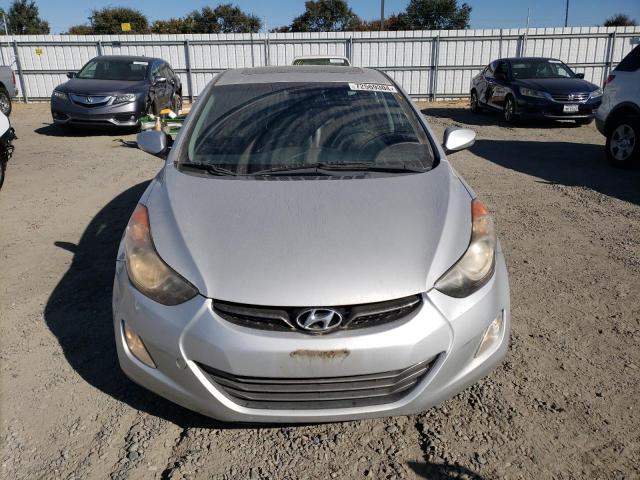 KMHDH4AEXDU657782 - 2013 HYUNDAI ELANTRA GLS SILVER photo 5