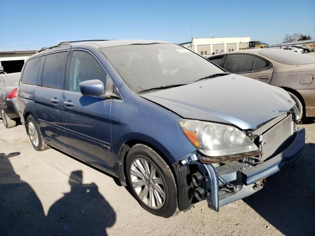 5FNRL38825B106436 - 2005 HONDA ODYSSEY TOURING BLUE photo 4