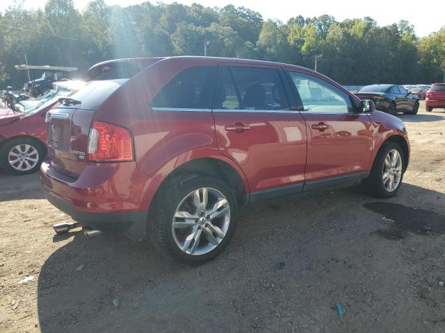 2FMDK4KC6DBA15029 - 2013 FORD EDGE LIMITED RED photo 3