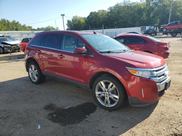 2FMDK4KC6DBA15029 - 2013 FORD EDGE LIMITED RED photo 4