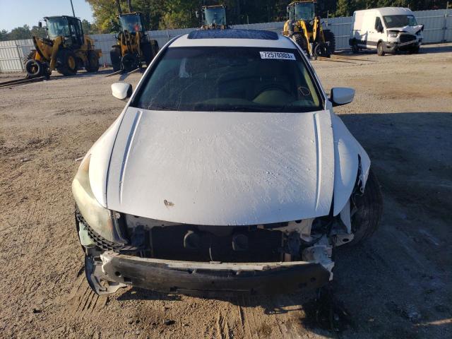 5KBCP3F84AB010865 - 2010 HONDA ACCORD EXL WHITE photo 5