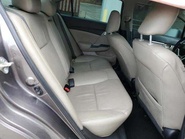 19XFB2F97EE051662 - 2014 HONDA CIVIC EXL 棕色 照片 10