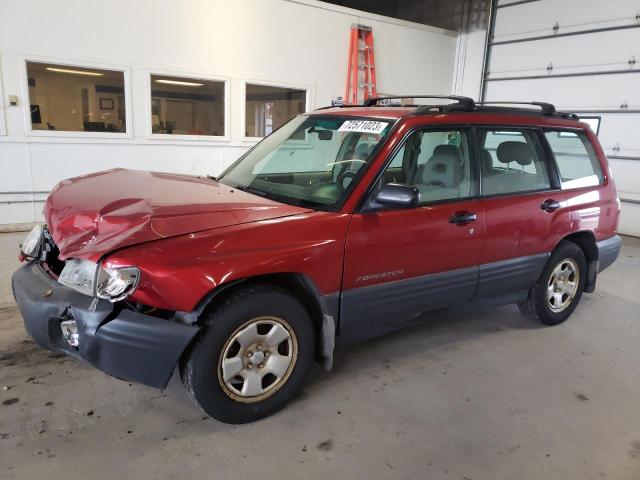 JF1SF63582H753867 - 2002 SUBARU FORESTER L RED photo 1