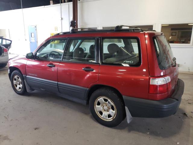 JF1SF63582H753867 - 2002 SUBARU FORESTER L RED photo 2