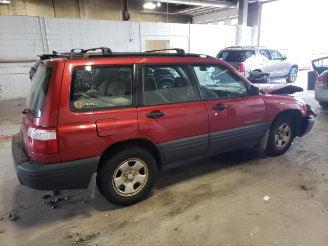JF1SF63582H753867 - 2002 SUBARU FORESTER L RED photo 3
