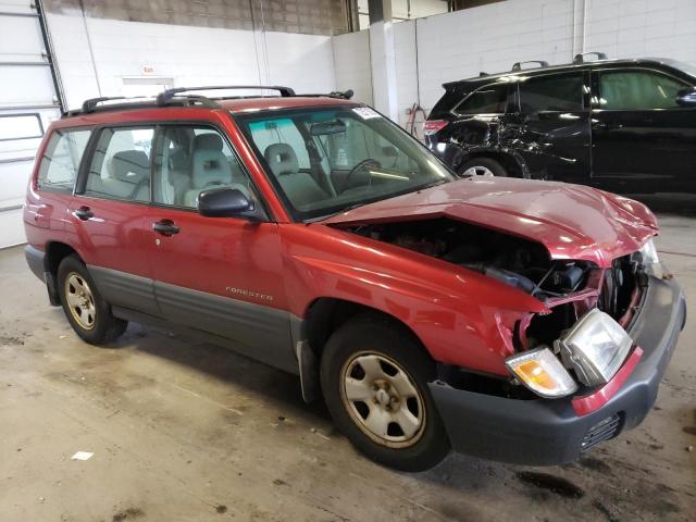 JF1SF63582H753867 - 2002 SUBARU FORESTER L RED photo 4