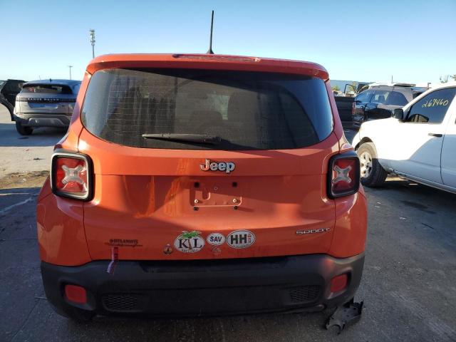 ZACCJAAB1HPE51069 - 2017 JEEP RENEGADE SPORT ORANGE photo 6