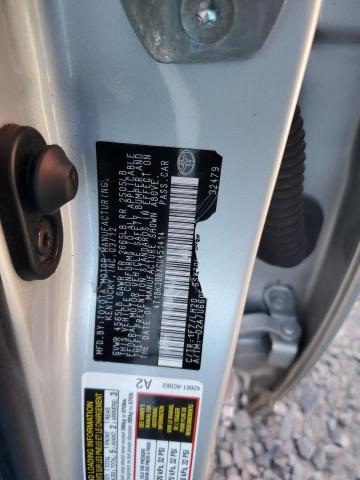 4T1BK3DBXCU451414 - 2012 TOYOTA AVALON BASE ვერცხლისფერი ფოტო 12