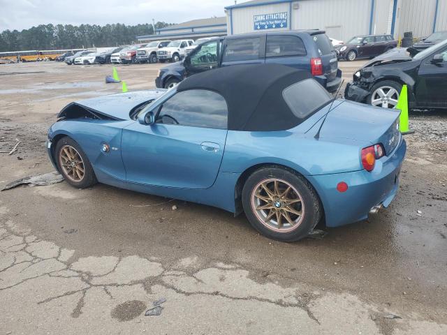 4USBT33504LS50362 - 2004 BMW Z4 2.5 BLUE photo 2