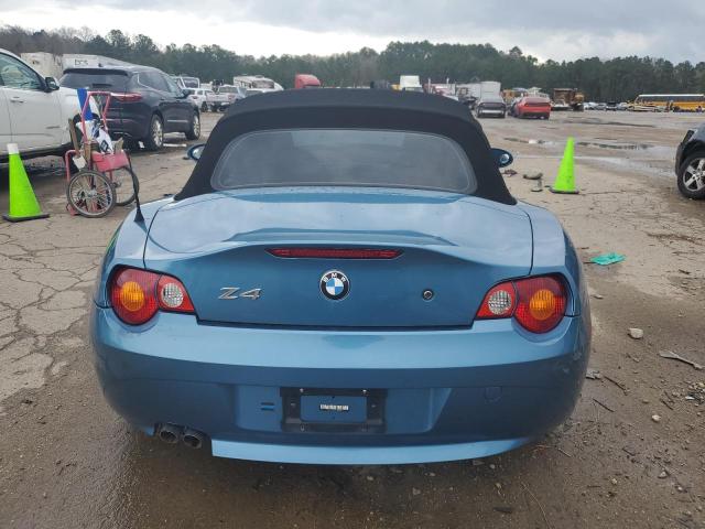 4USBT33504LS50362 - 2004 BMW Z4 2.5 BLUE photo 6