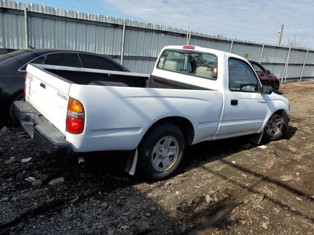 5TENL42N72Z021900 - 2002 TOYOTA TACOMA WHITE photo 3