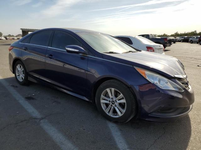 5NPEB4AC0EH947582 - 2014 HYUNDAI SONATA GLS BLUE photo 4