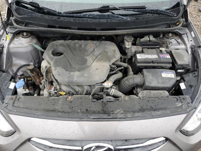 KMHCT5AE9HU363148 - 2017 HYUNDAI ACCENT SE GRAY photo 12