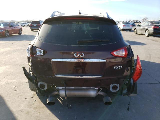 JN1BJ0HR8DM480363 - 2013 INFINITI EX37 BASE MAROON photo 6