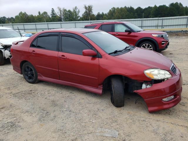 2T1BR32E38C937113 - 2008 TOYOTA COROLLA CE RED photo 4