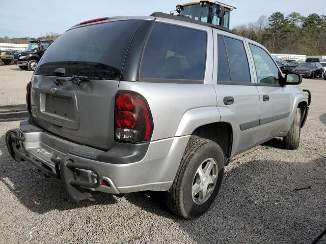 1GNDT13S052227123 - 2005 CHEVROLET TRAILBLAZE LS SILVER photo 3