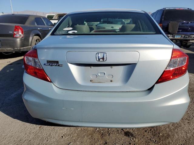 19XFB2F56CE324911 - 2012 HONDA CIVIC LX SILVER photo 6