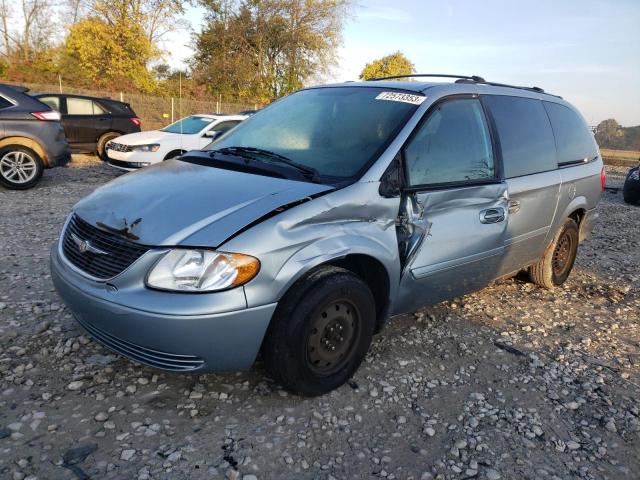 2C4GP44R74R575444 - 2004 CHRYSLER TOWN & COU LX BLUE photo 1