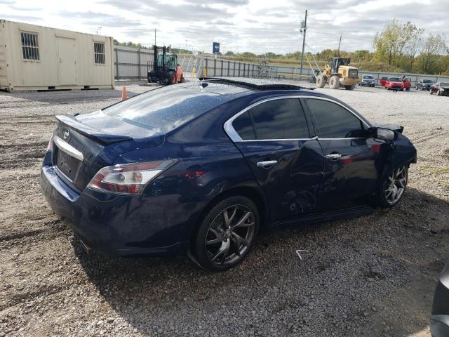 1N4AA5AP7EC445437 - 2014 NISSAN MAXIMA S BLUE photo 3