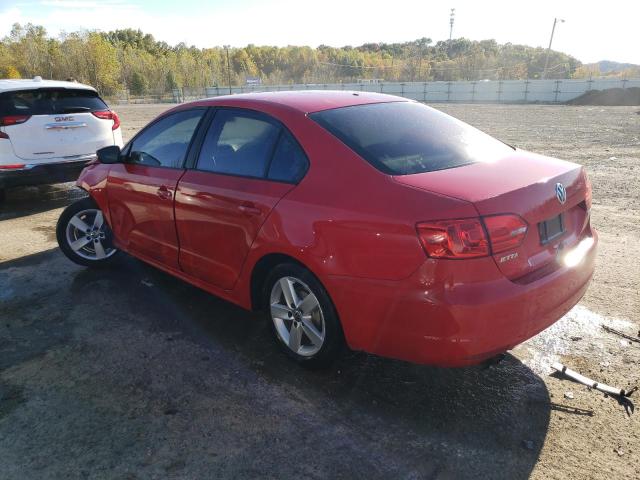 3VWDP7AJ1CM330757 - 2012 VOLKSWAGEN JETTA SE RED photo 2