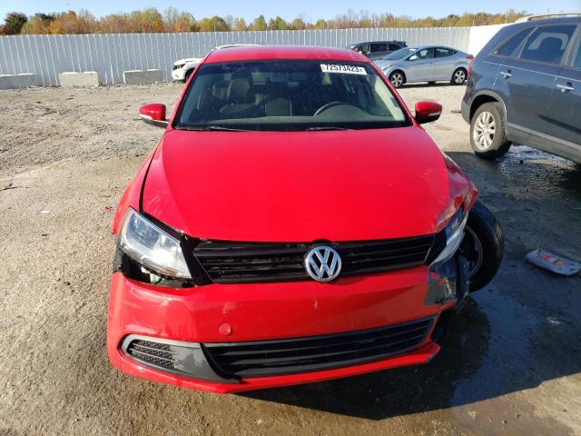 3VWDP7AJ1CM330757 - 2012 VOLKSWAGEN JETTA SE RED photo 5