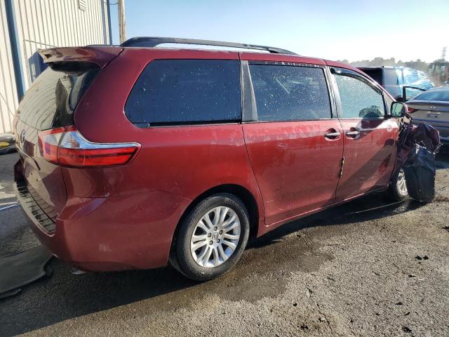 5TDYK3DC7GS692560 - 2016 TOYOTA SIENNA XLE MAROON photo 3